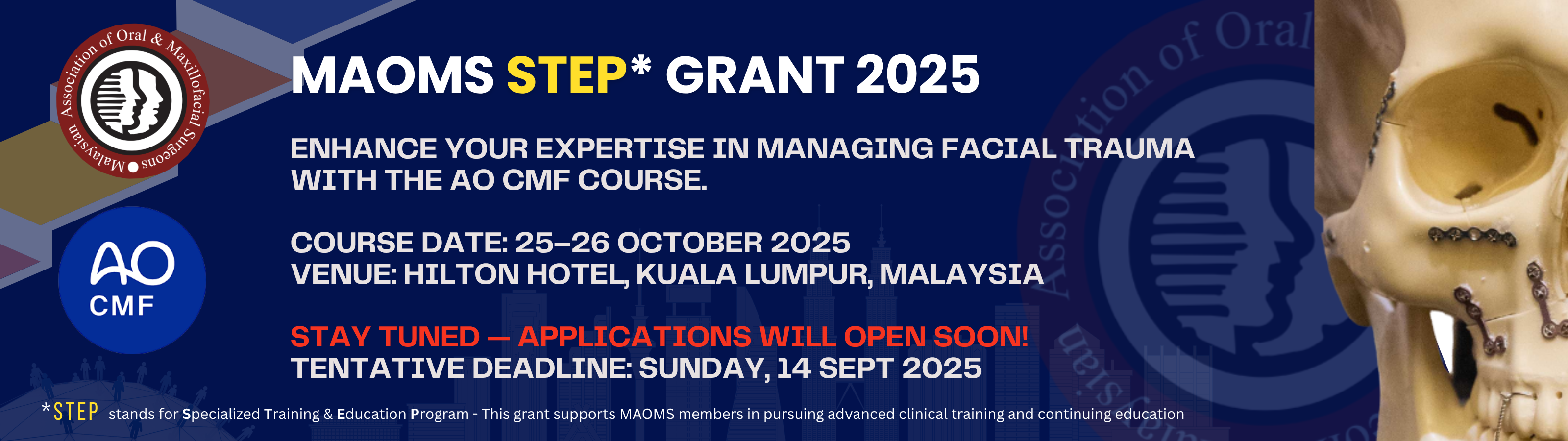 Stay tuned — applications will open soon!